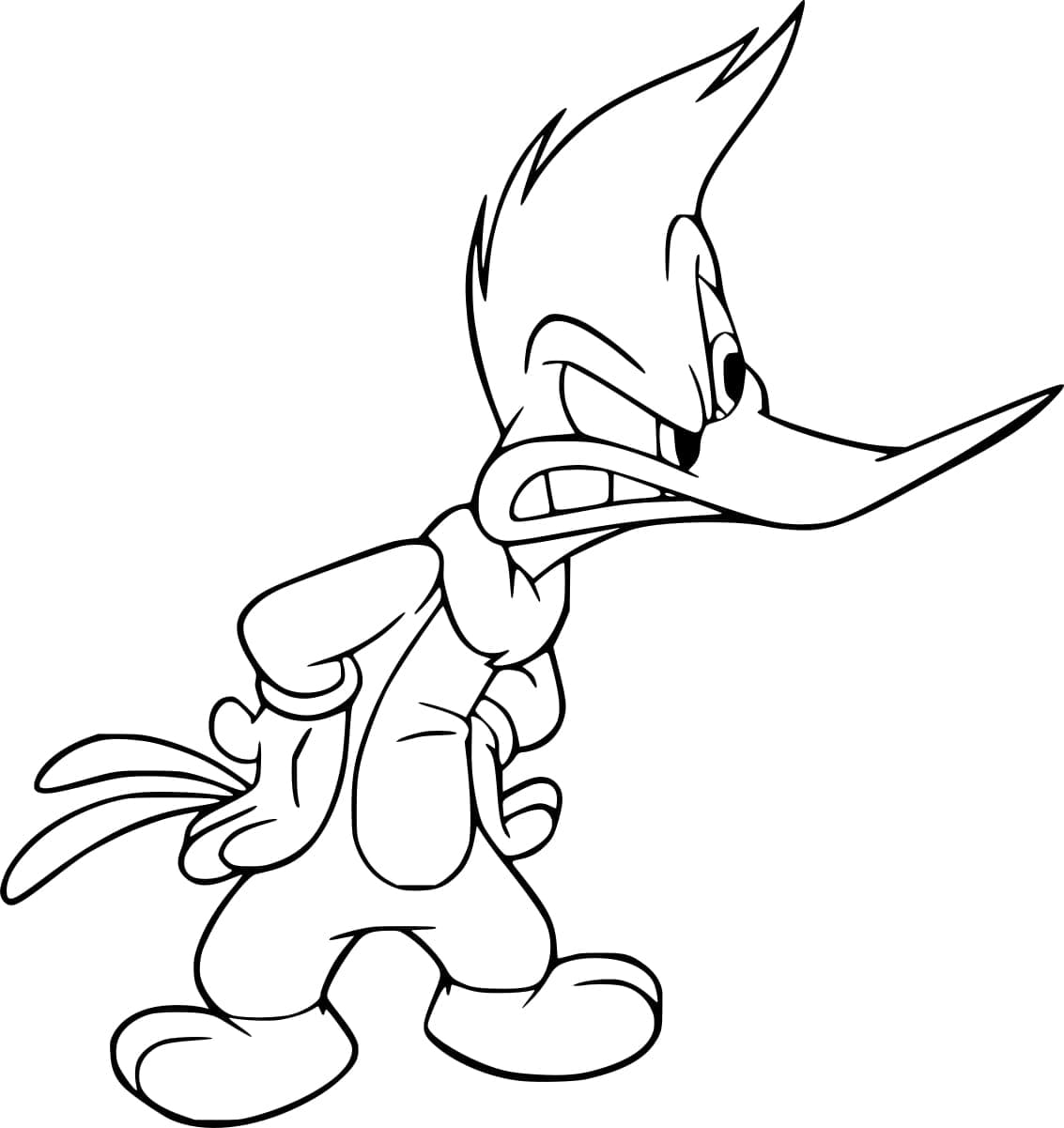 Dibujo gratuito Woody Woodpecker #208892 de la coleccion Personajes de Dibujos Animados para imprimir
