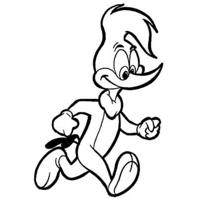 Dibujo gratuito Woody Woodpecker #208915 de la coleccion Personajes de Dibujos Animados para imprimir