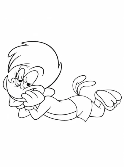 Dibujo gratuito Woody Woodpecker #28445 de la coleccion Personajes de Dibujos Animados para imprimir