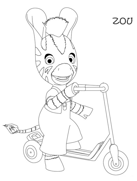 Dibujo gratuito Zou #24577 de la coleccion Personajes de Dibujos Animados para imprimir