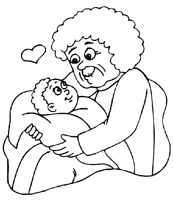 Dibujo para colorear: Abuelos (Personajes) #150645 - Dibujos para Colorear e Imprimir Gratis