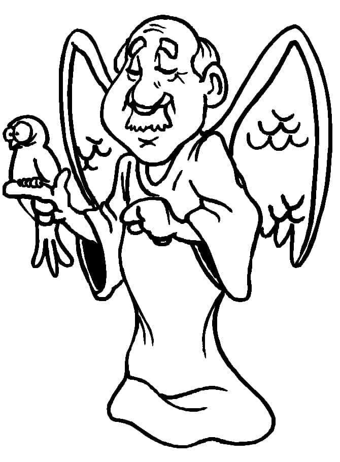 Dibujo gratuito Ángel #203812 de la coleccion Personajes para imprimir