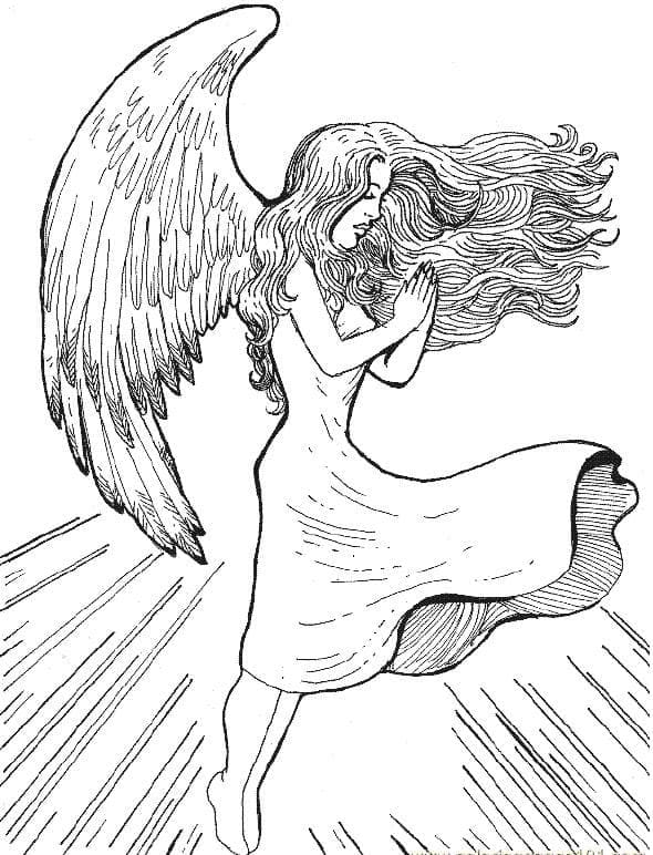 Dibujo gratuito Ángel #203818 de la coleccion Personajes para imprimir