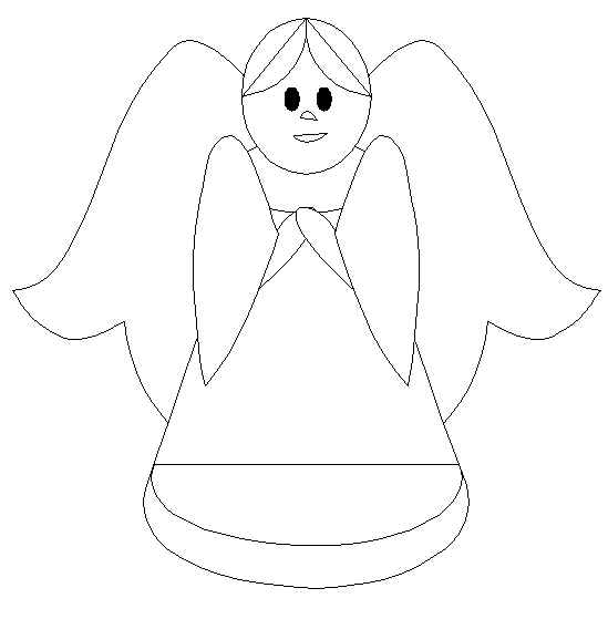 Dibujo para colorear: Angel (Personajes) #86310 - Dibujos para Colorear e Imprimir Gratis
