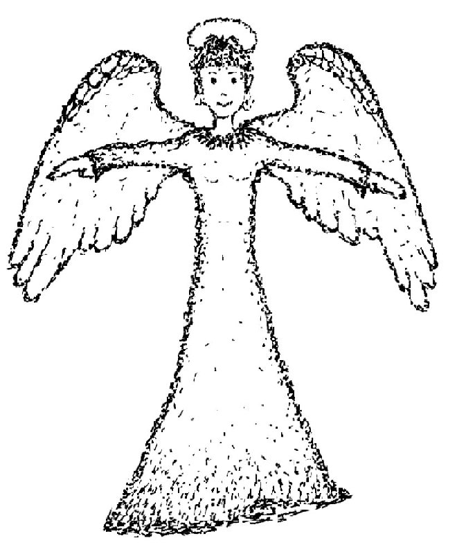 Dibujo para colorear: Angel (Personajes) #86316 - Dibujos para Colorear e Imprimir Gratis