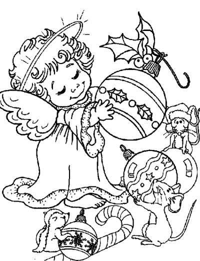 Dibujo para colorear: Angel (Personajes) #86395 - Dibujos para Colorear e Imprimir Gratis