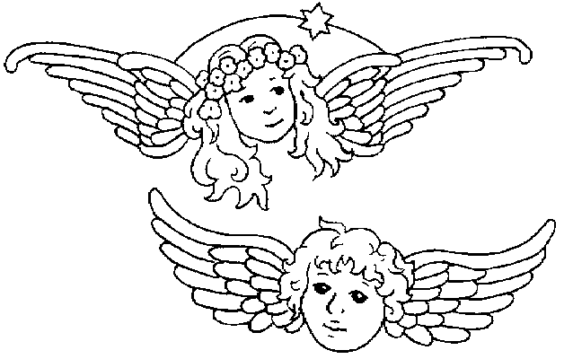 Dibujo para colorear: Angel (Personajes) #86452 - Dibujos para Colorear e Imprimir Gratis