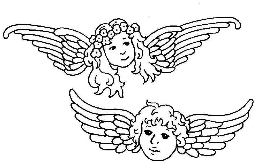 Dibujo para colorear: Angel (Personajes) #86456 - Dibujos para Colorear e Imprimir Gratis