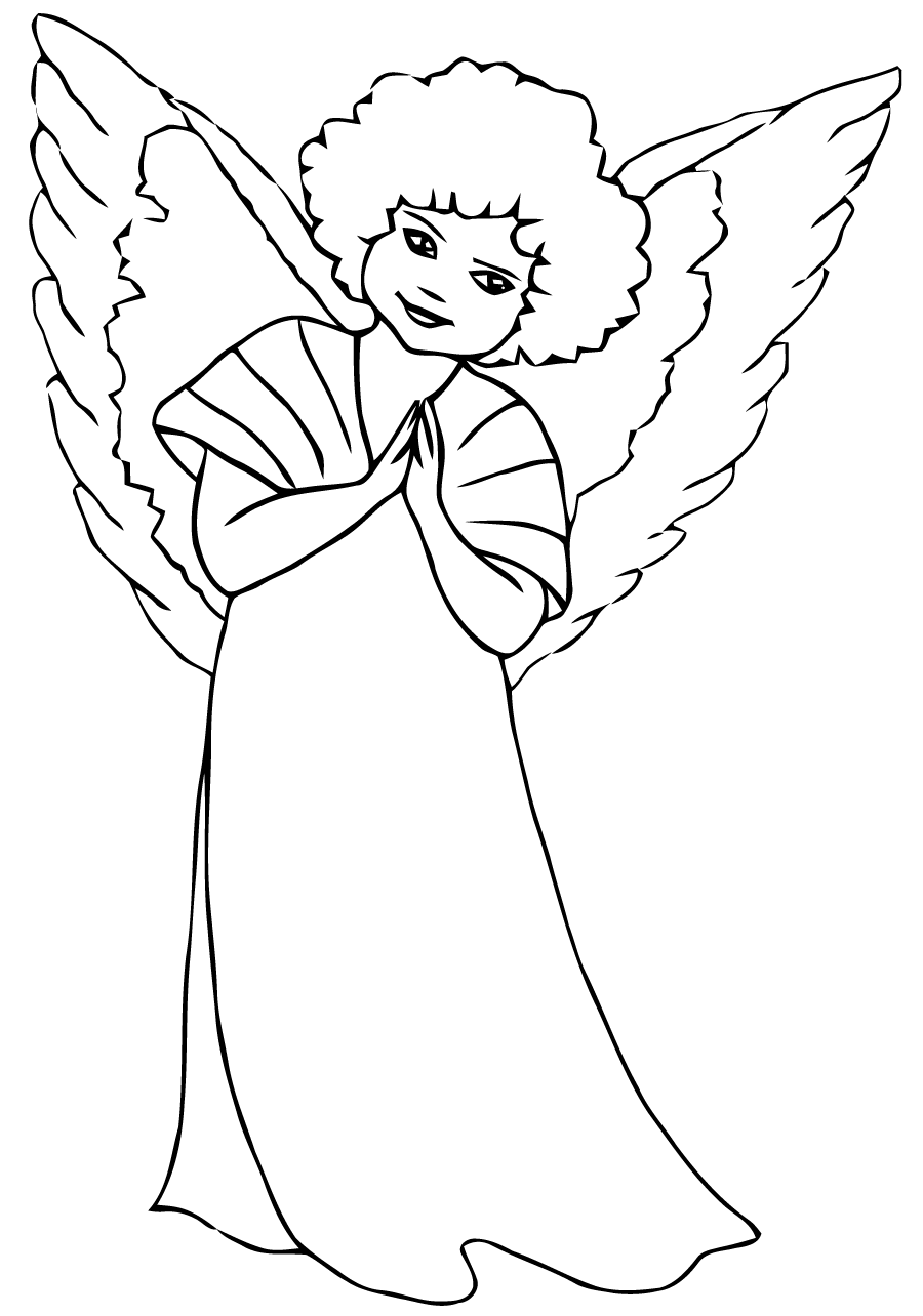 Dibujos de Angel #86461 (Personajes) para colorear – Páginas imprimibles  gratis
