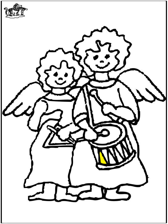 Dibujo para colorear: Angel (Personajes) #86512 - Dibujos para Colorear e Imprimir Gratis