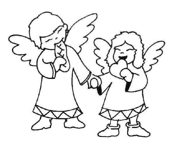 Dibujo para colorear: Angel (Personajes) #86516 - Dibujos para Colorear e Imprimir Gratis