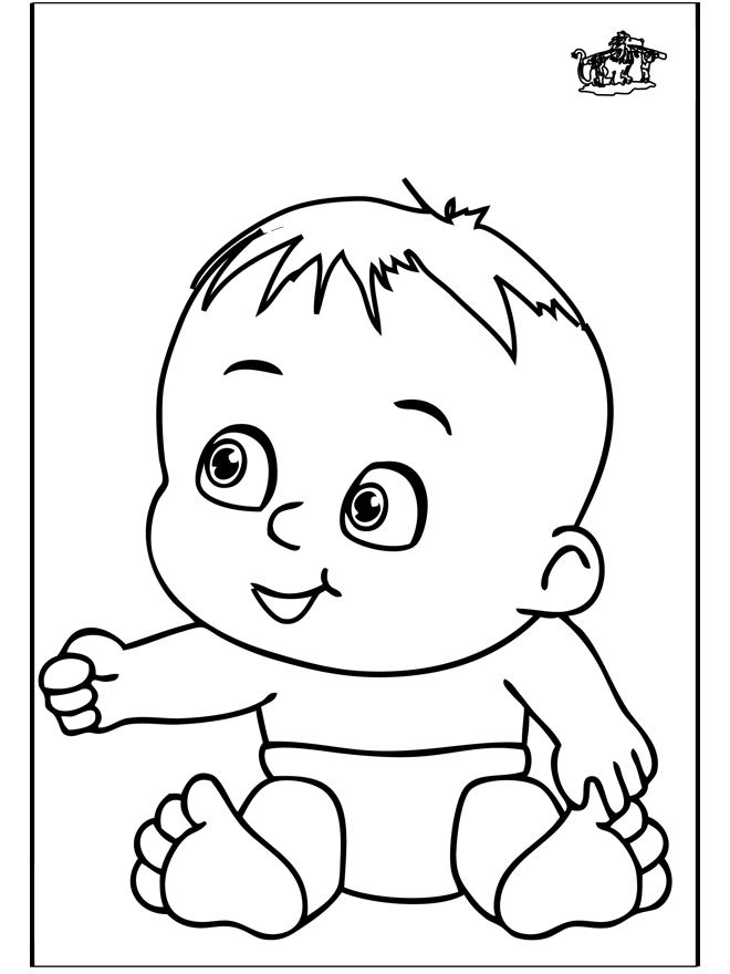 Dibujos de Bebé #86600 (Personajes) para colorear – Páginas imprimibles  gratis