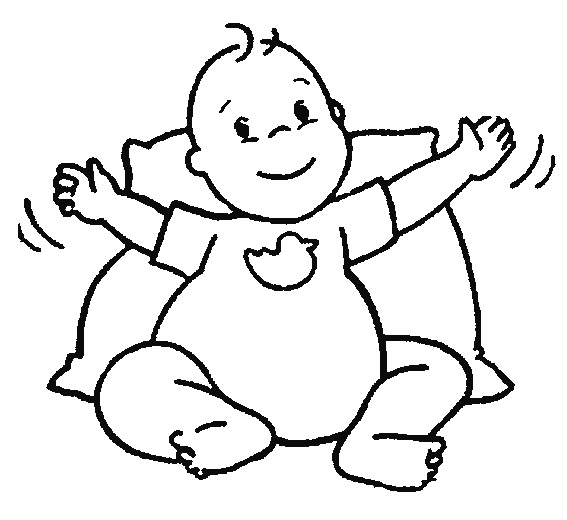 Dibujo para colorear: Bebé (Personajes) #86637 - Dibujos para Colorear e Imprimir Gratis