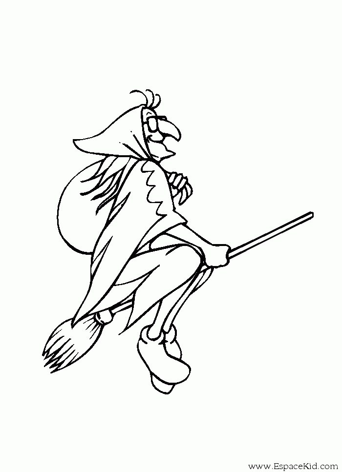 Dibujo para colorear: Bruja (Personajes) #108186 - Dibujos para Colorear e Imprimir Gratis