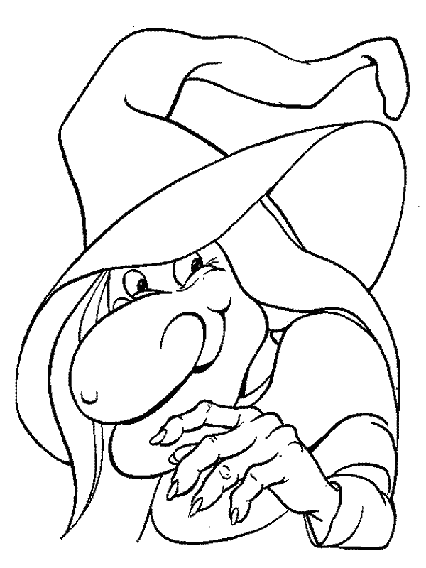 Dibujo para colorear: Bruja (Personajes) #108189 - Dibujos para Colorear e Imprimir Gratis