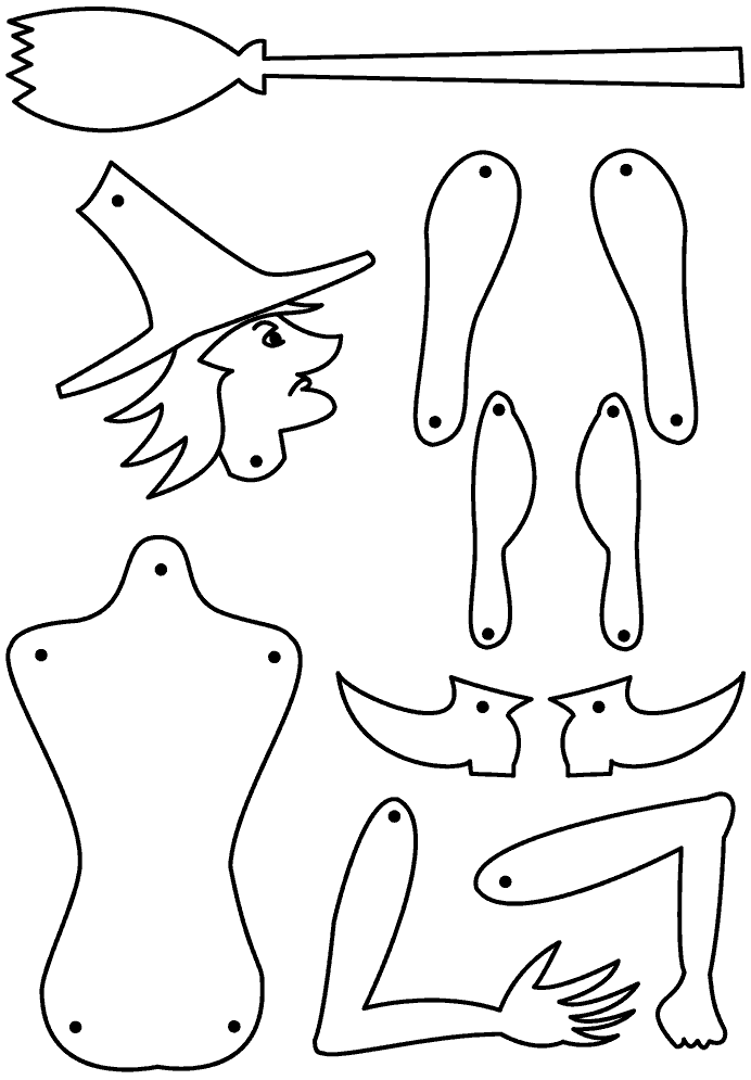 Dibujo para colorear: Bruja (Personajes) #108454 - Dibujos para Colorear e Imprimir Gratis