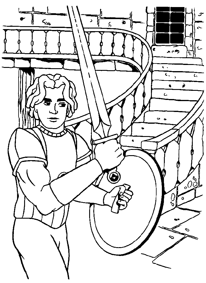 Dibujo para colorear: Caballero (Personajes) #87120 - Dibujos para Colorear e Imprimir Gratis