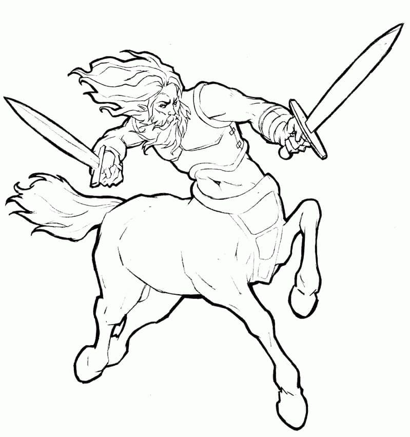 Dibujo gratuito Centauro #209598 de la coleccion Personajes para imprimir