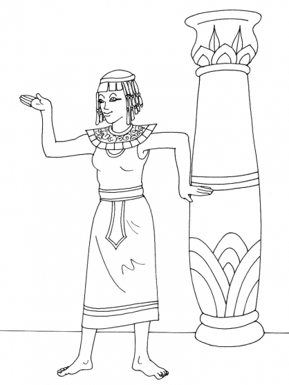 Dibujo para colorear: Cleopatra (Personajes) #90561 - Dibujos para Colorear e Imprimir Gratis
