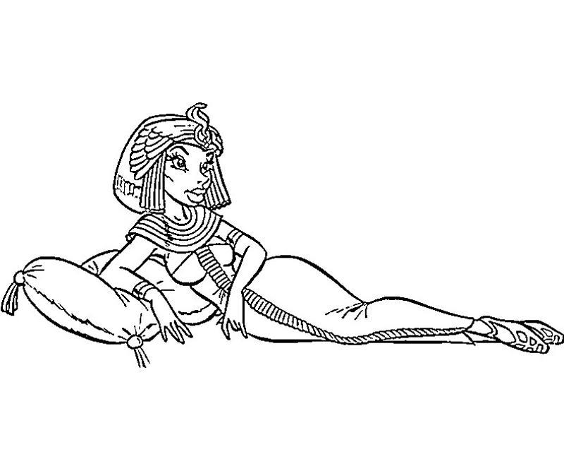 Agregar Más De 68 Cleopatra Dibujo Para Colorear última Vn 