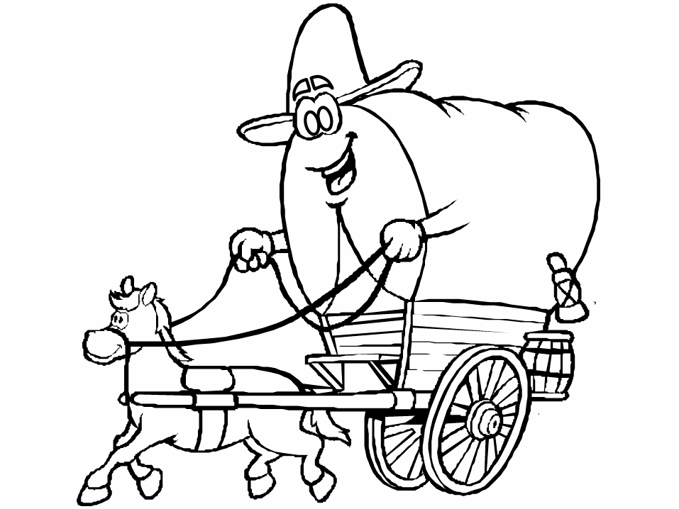 Dibujo para colorear: Cowboy (Personajes) #91508 - Dibujos para Colorear e Imprimir Gratis