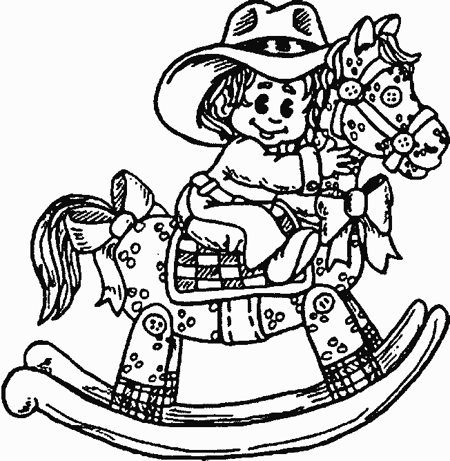 Dibujo para colorear: Cowboy (Personajes) #91531 - Dibujos para Colorear e Imprimir Gratis
