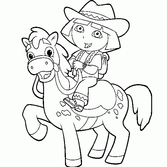Dibujo para colorear: Cowboy (Personajes) #91570 - Dibujos para Colorear e Imprimir Gratis