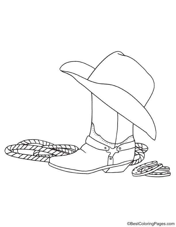 Dibujo para colorear: Cowboy (Personajes) #91641 - Dibujos para Colorear e Imprimir Gratis