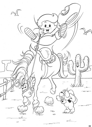 Dibujo para colorear: Cowboy (Personajes) #91651 - Dibujos para Colorear e Imprimir Gratis