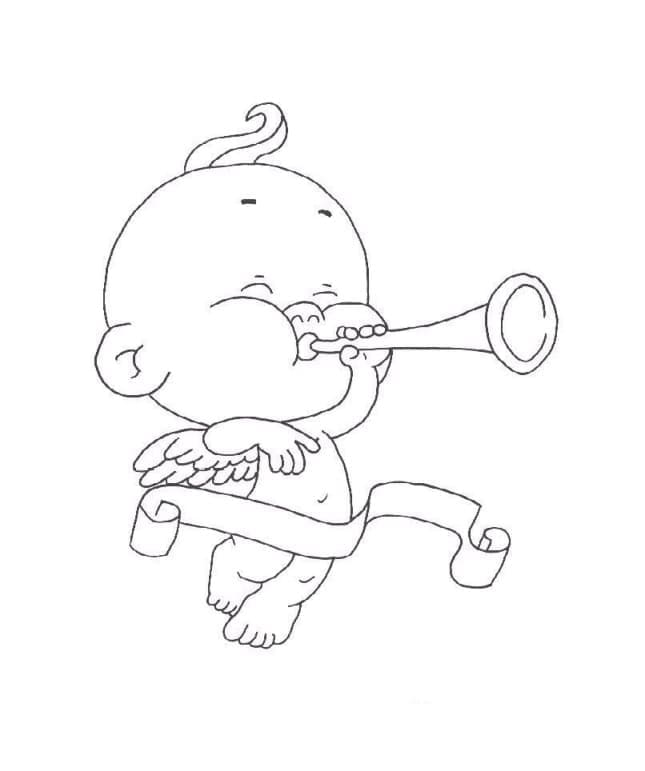 Dibujo gratuito Cupido #196310 de la coleccion Personajes para imprimir