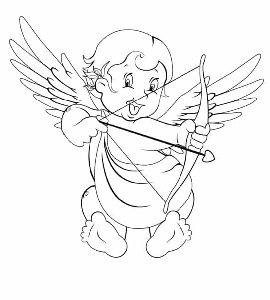 Dibujo gratuito Cupido #196324 de la coleccion Personajes para imprimir