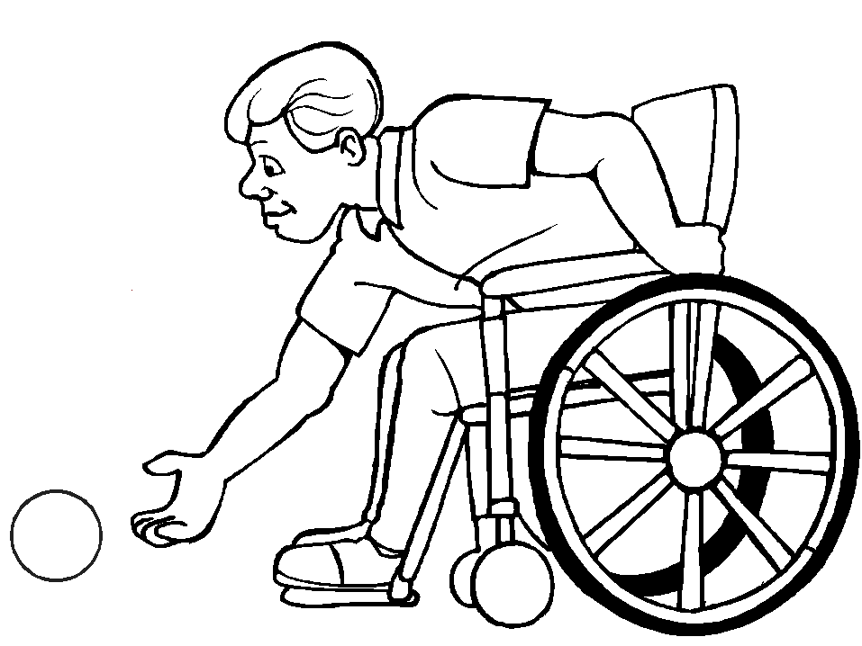 Dibujo para colorear: Discapacitado (Personajes) #98422 - Dibujos para Colorear e Imprimir Gratis