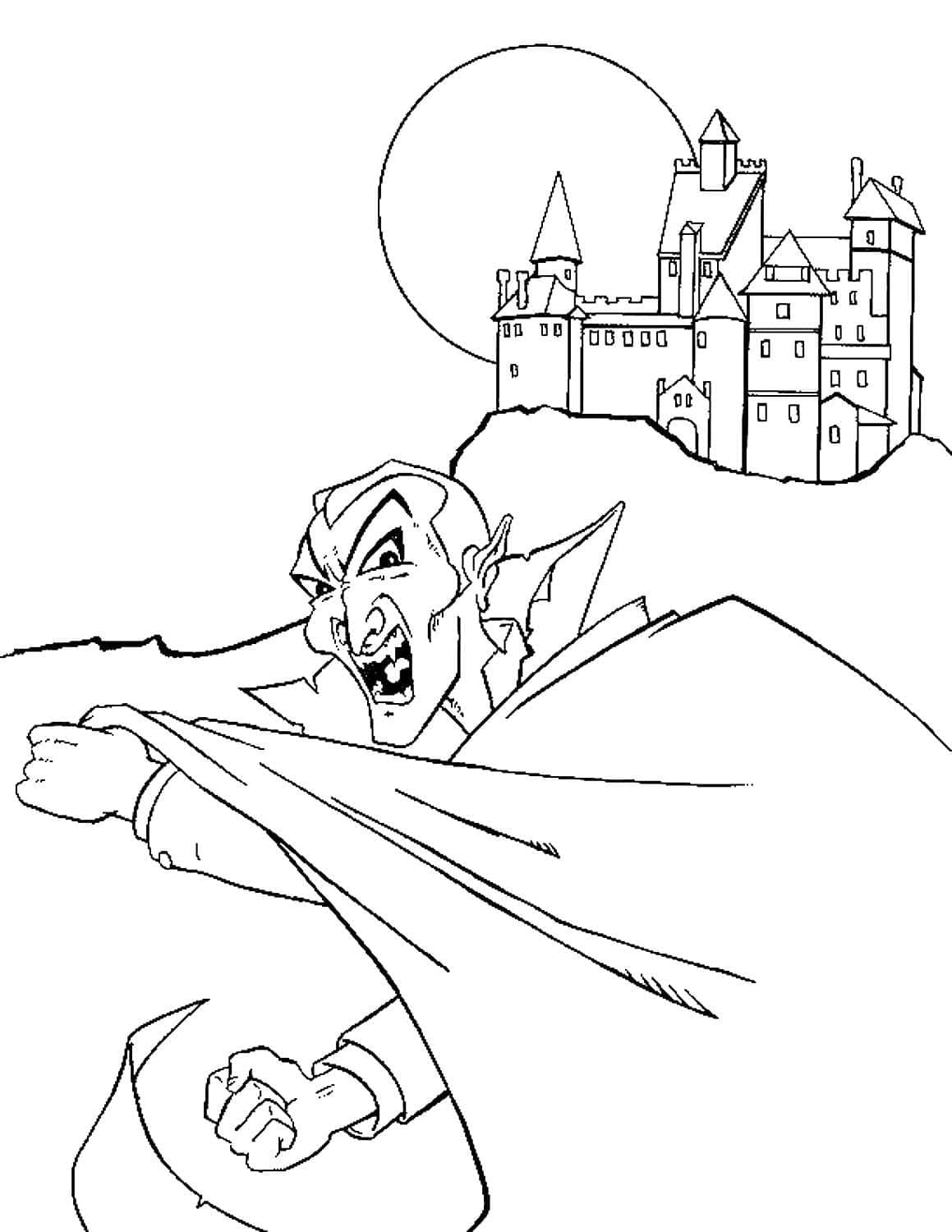 Dibujo gratuito Drácula #204052 de la coleccion Personajes para imprimir
