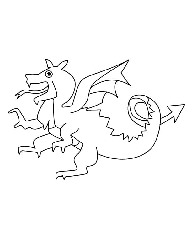 Dibujo gratuito Dragón #173294 de la coleccion Personajes para imprimir
