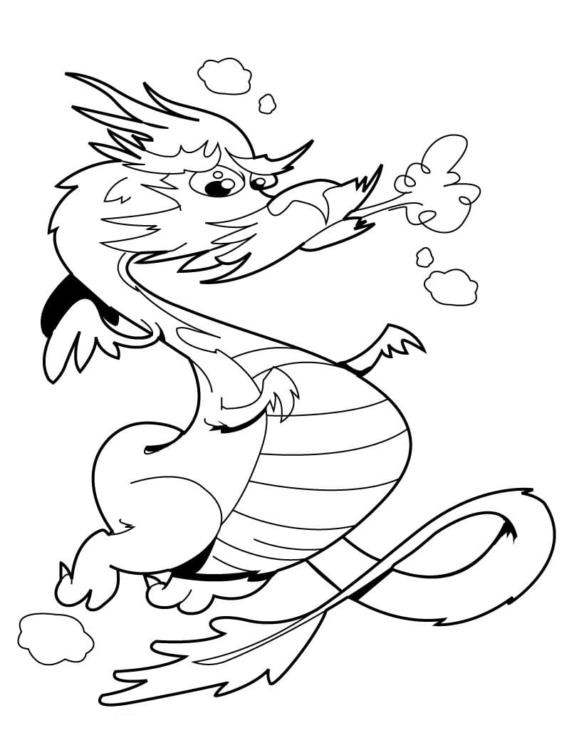 Dibujo gratuito Dragón #173305 de la coleccion Personajes para imprimir Dibujo gratuito Dragón #173305 de la coleccion Personajes para imprimir