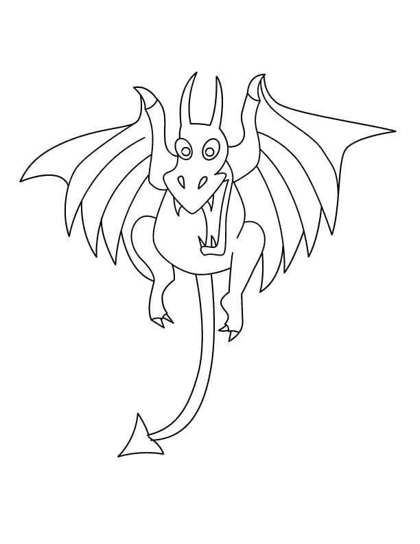 Dibujo gratuito Dragón #173306 de la coleccion Personajes para imprimir
