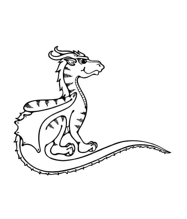 Dibujo gratuito Dragón #173311 de la coleccion Personajes para imprimir