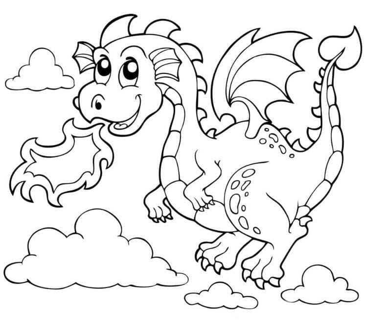 Dibujo gratuito Dragón #218250 de la coleccion Personajes para imprimir