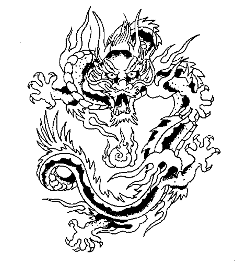 Dibujo gratuito Dragón #5730 de la coleccion Personajes para imprimir