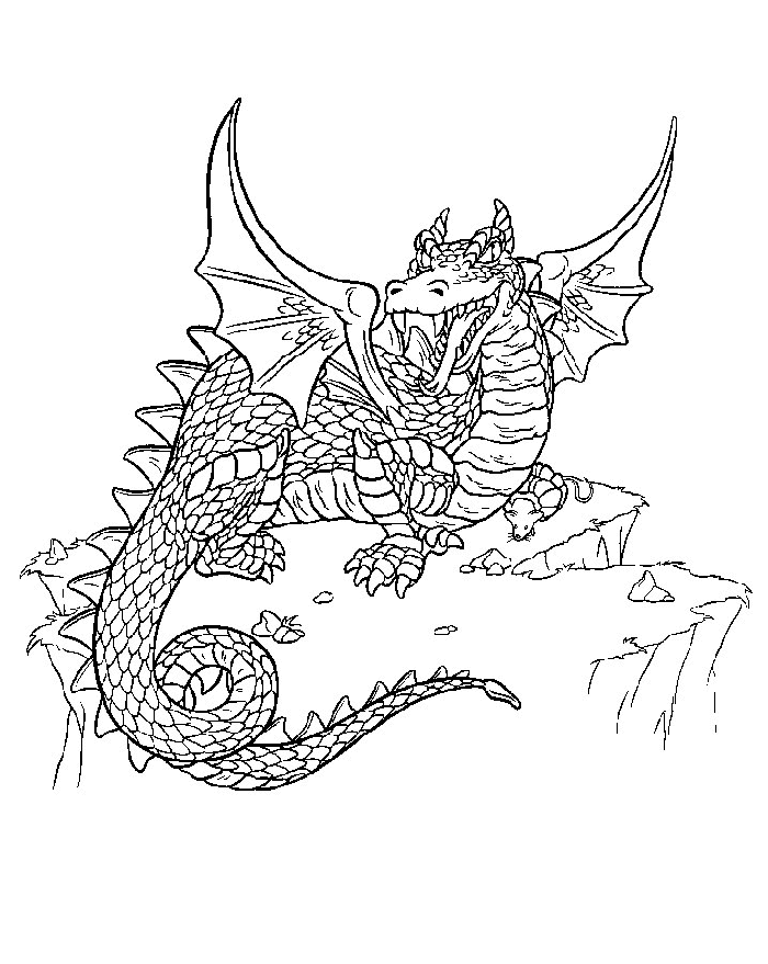 Dibujo gratuito Dragón #5743 de la coleccion Personajes para imprimir