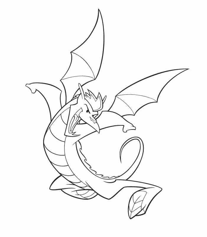 Dibujo gratuito Dragón #5747 de la coleccion Personajes para imprimir