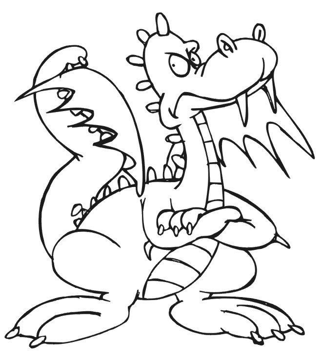 Dibujo gratuito Dragón #5748 de la coleccion Personajes para imprimir
