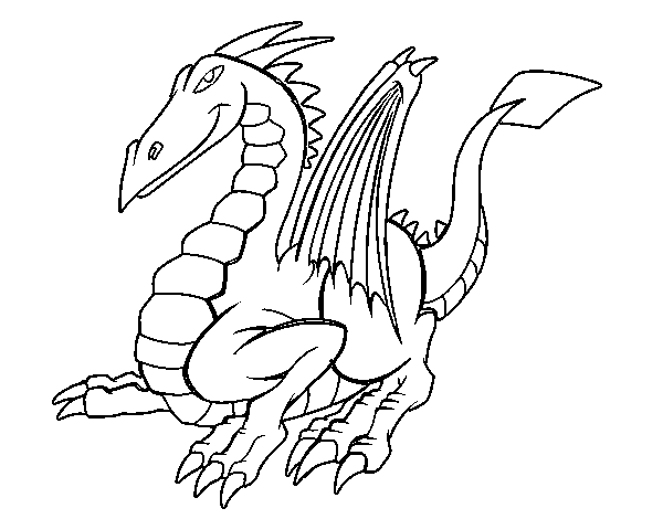 Dibujo gratuito Dragón #5761 de la coleccion Personajes para imprimir