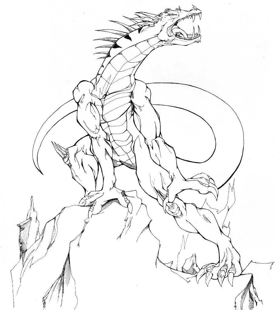 Dibujo gratuito Dragón #5792 de la coleccion Personajes para imprimir