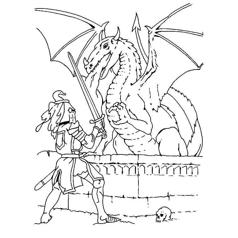 Dibujo gratuito Dragón #5818 de la coleccion Personajes para imprimir