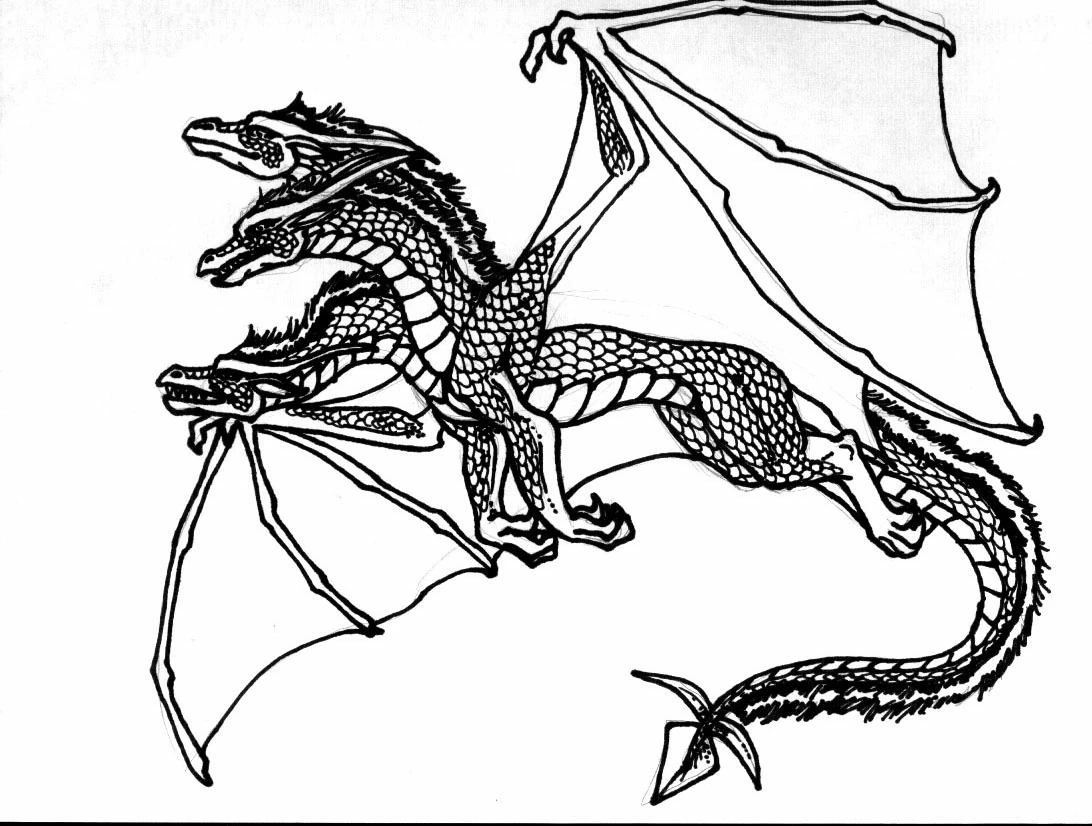 Dibujo gratuito Dragón #5825 de la coleccion Personajes para imprimir