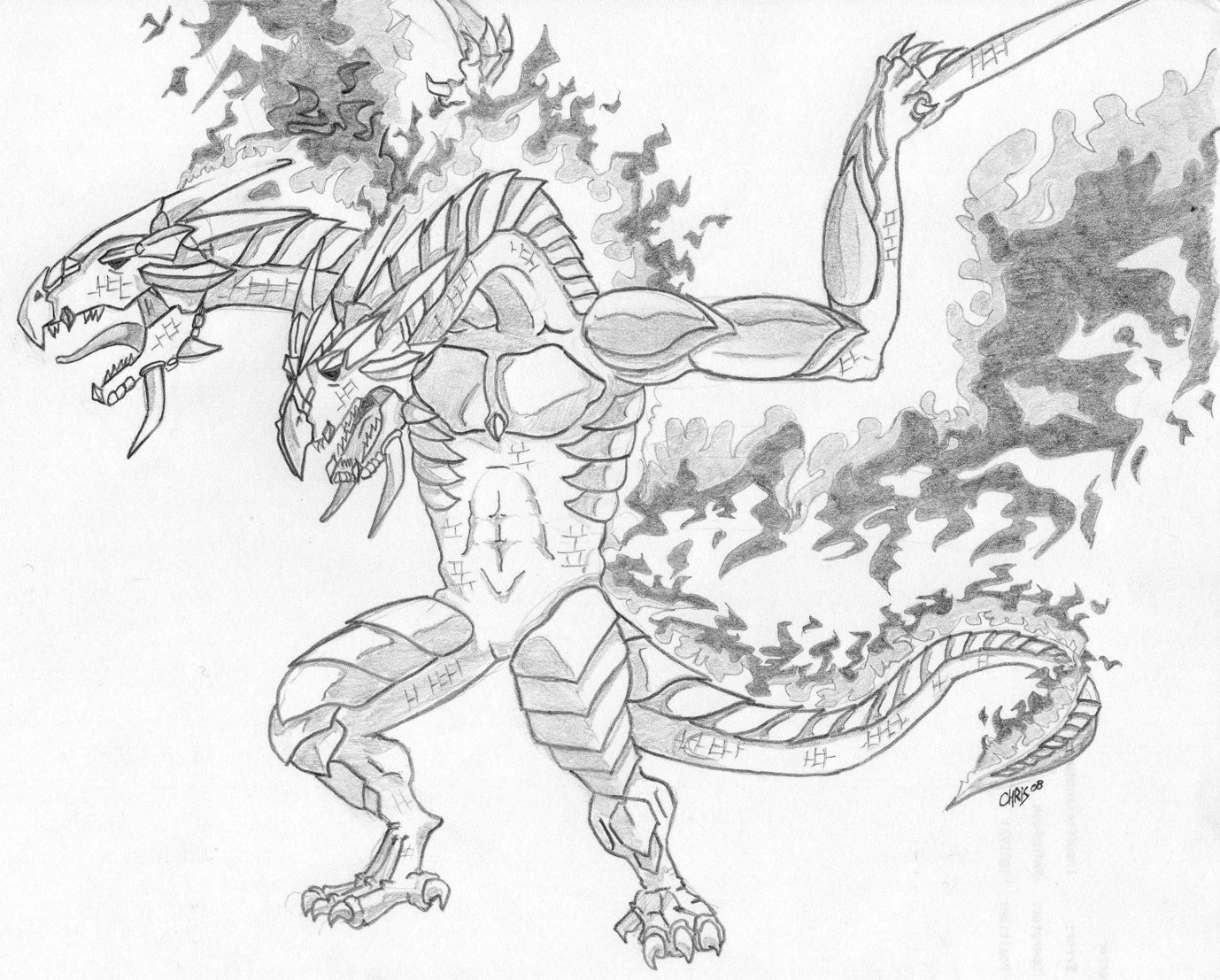 Dibujo gratuito Dragón #5869 de la coleccion Personajes para imprimir