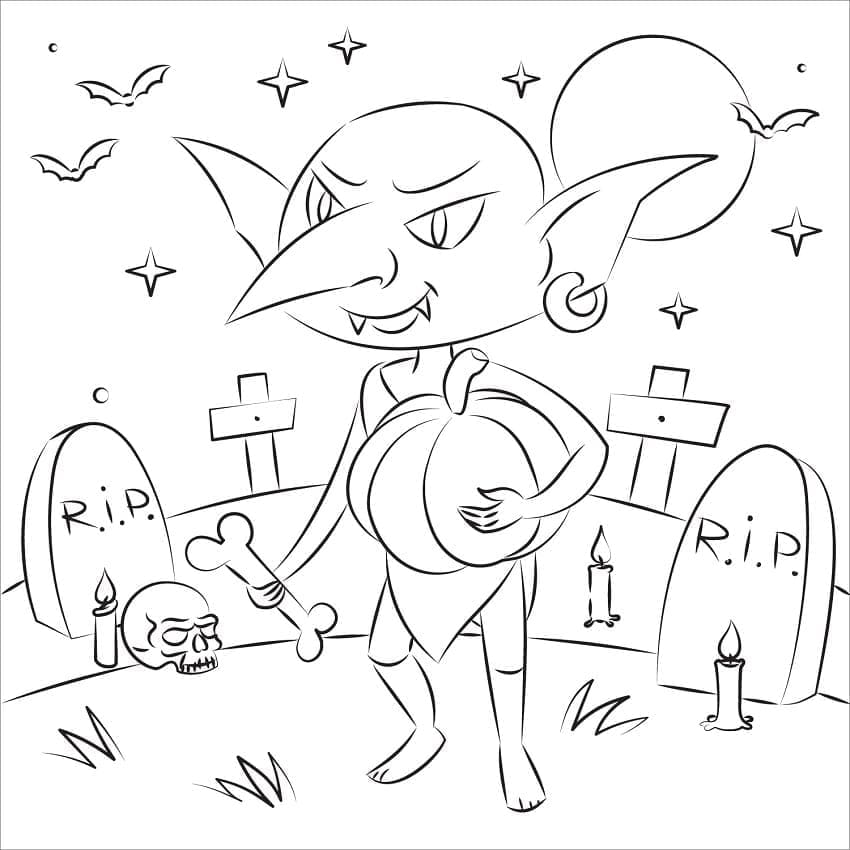 Dibujo gratuito Duende #204043 de la coleccion Personajes para imprimir
