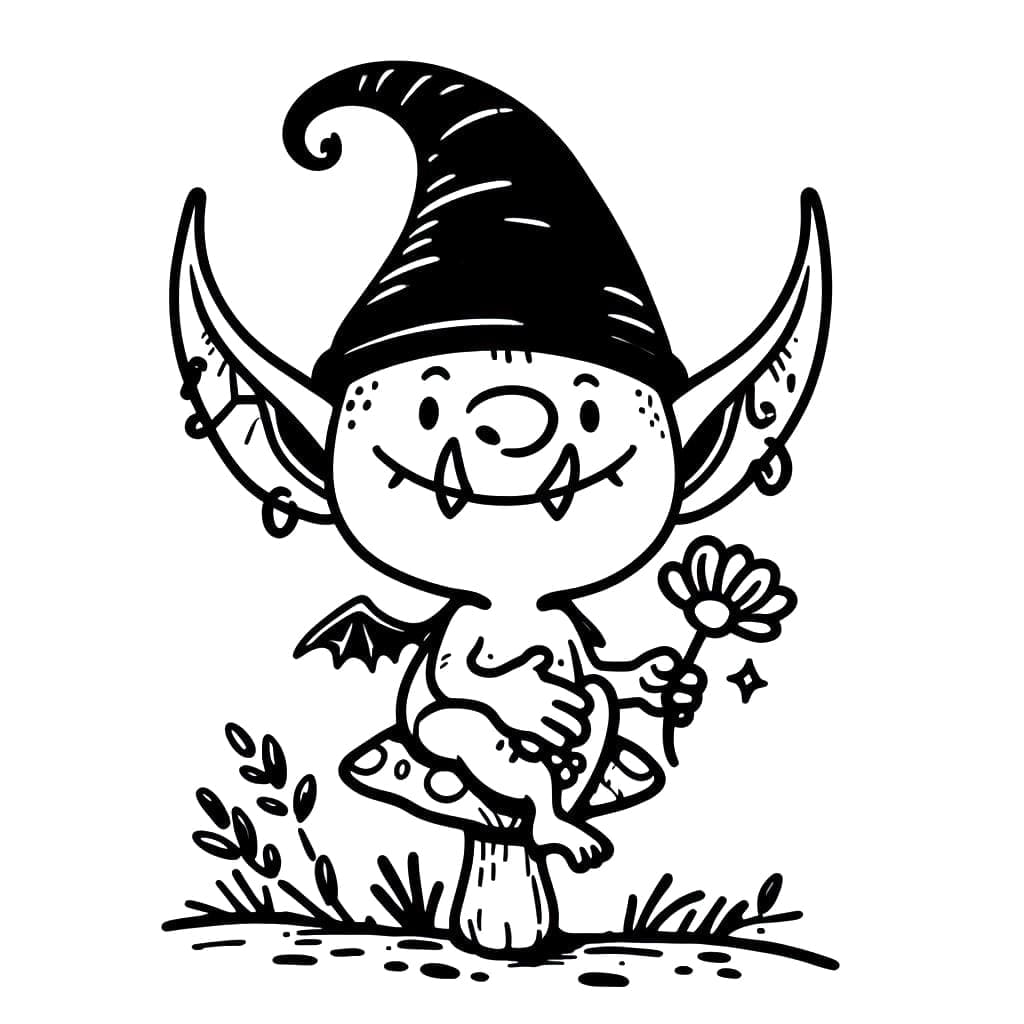 Dibujo gratuito Duende #204045 de la coleccion Personajes para imprimir