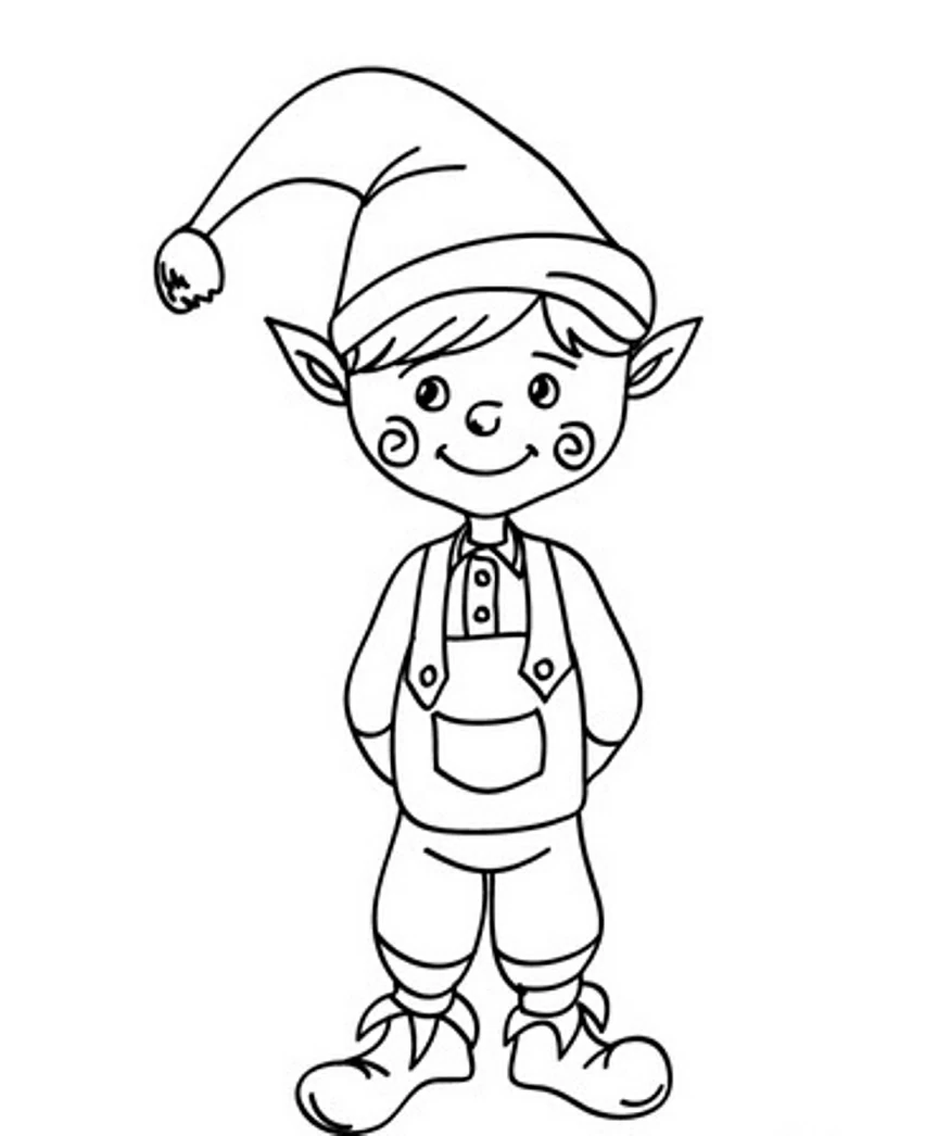 Dibujo gratuito Elfo #93858 de la coleccion Personajes para imprimir Dibujo gratuito Elfo #93858 de la coleccion Personajes para imprimir